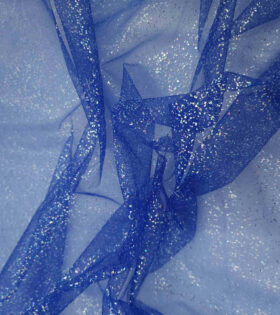 Speckle Tulle - Royal Blue