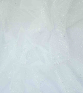 Speckle Tulle - White