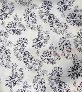 Printed Cotton Poplin - Grey