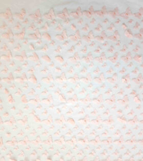 Butterfly 3D Evening Tulle - Dusty Pink