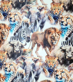 Upholstery Printed Vinyl - Wild Passion - Brown
