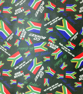 Upholstery Printed Vinyl - Bokke - Bottle Green