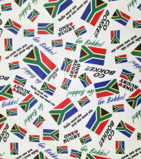 Upholstery Printed Vinyl - Bokke - White