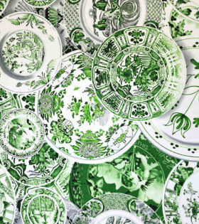 Printed Mini-Matt - Delft - Emerald