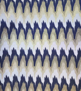 Brocade Waves - Navy Blue