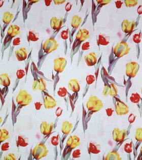 Digital Printed Duchess Satin - Floral
