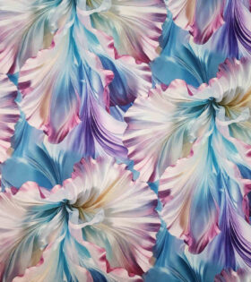 Digital Printed Duchess Satin - Floral