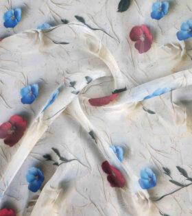 Printed Organdy Satin