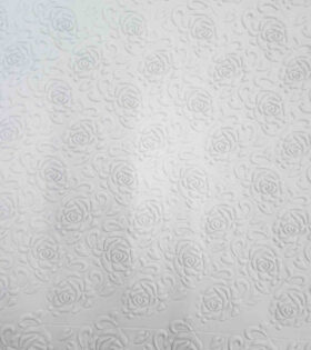 Embossed Scuba - White