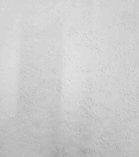 Embossed Scuba - White