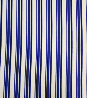 Printed DTY - Stripes - Royal Blue