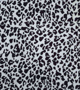 Rayon Challis - Abstract Dots - Black & White