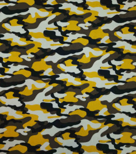 Printed Mini Matt - Camouflage - Canary Yellow
