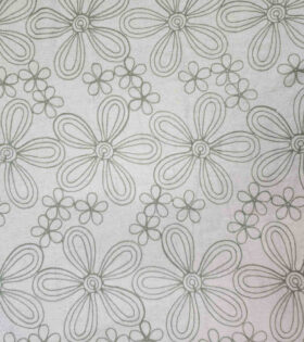 Embroidered Linen D#2 - Olive