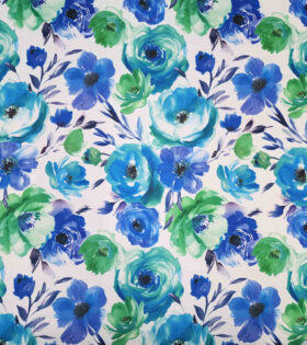 Digital Printed Duchess Satin - Floral