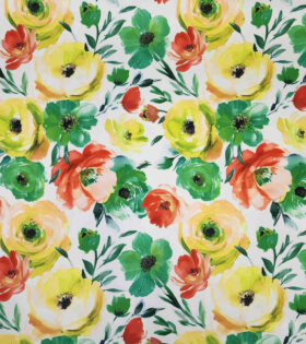 Digital Printed Duchess Satin - Floral