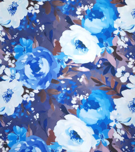 Digital Printed Duchess Satin - Floral