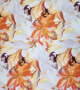 Digital Printed Duchess Satin - Floral