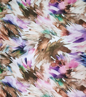 Digital Printed Duchess Satin - Abstract