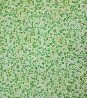 Rayon Challis D#3 - Floral - Green