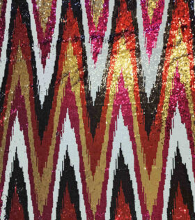Mermaid Brushed Sequins - Cerise Pink