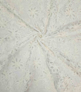 Lace Taped Tulle - Ivory