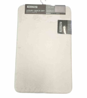 Master Mat Plush Bath Mat (50cm x 80cm) - Cream