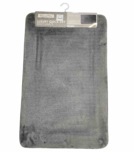 Master Mat Plush Bath Mat (50cm x 80cm) - Dark Grey