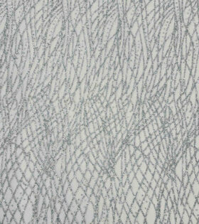 Riya Sugar Metallic Tulle - Powder Blue