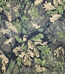 Printed T/C Twill - Camouflage (Trees/Leaves)
