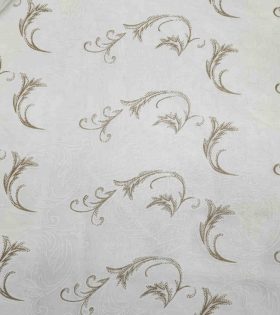 Printed Linen Voile D#3 - Brown