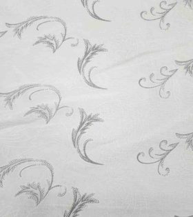 Printed Linen Voile D#3 - Grey