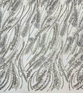 Zayna Evening 3D Tulle - Grey