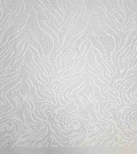 Nuro Beaded Tulle - White