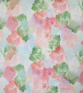 Printed Bubble Georgette D#2 - Abstract - Green
