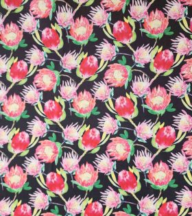 Printed Mini Matt - Protea - Black