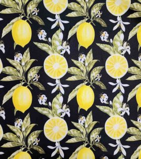 Printed Mini Matt - Lemon - Black