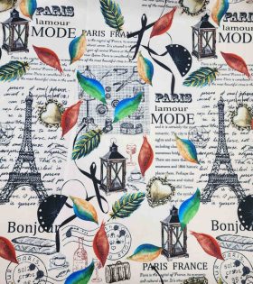Printed Mini Matt - Paris - Beige