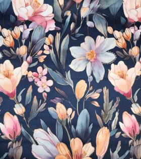 Foil Look Printed Duchess
