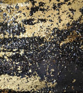 Reversible Sequins - Black & Gold