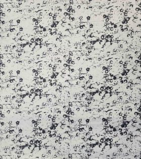 Printed Cotton Poplin - Grey
