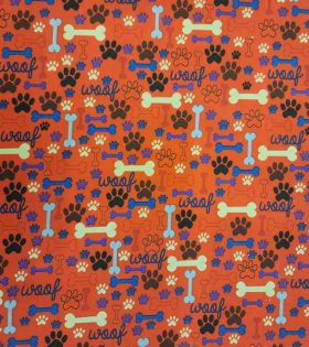 Printed Cotton Poplin - Red