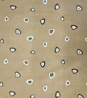 Printed Cotton Poplin - Mocha