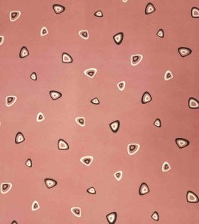 Printed Cotton Poplin - Dusty Pink