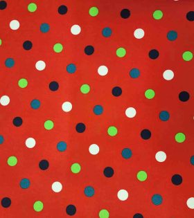 Printed Cotton Poplin - Red