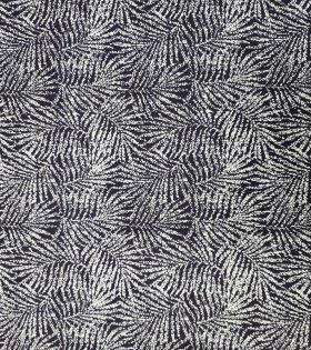 Printed Cotton Poplin - Navy Blue