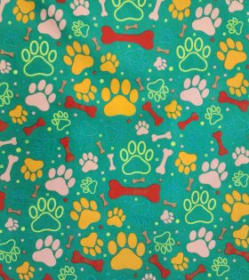 Printed Cotton Poplin - Jade