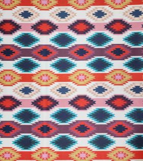 Digital Printed Duchess Satin - Abstract - Dusty Pink
