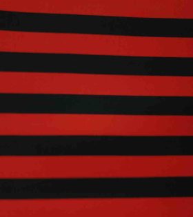 Printed Mini Matt - Stripes - Red & Black