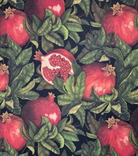 Rpet Eco-Friendly Canvas - Pomegranate - Black